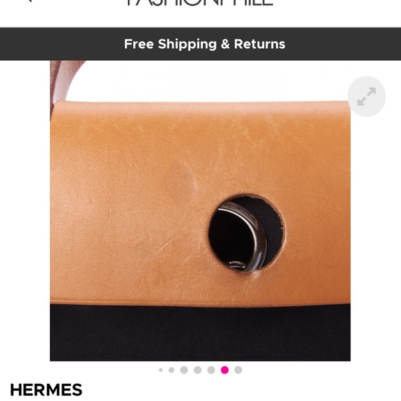 Hand painted Hermes Herbag - Picture 15 of 16